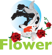 Flower market logo